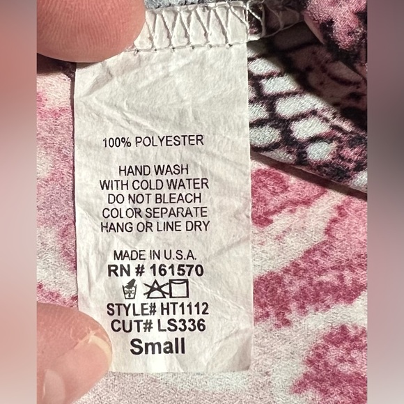 Haptics Women's Pink and Black Animal Print Kimono - Picture 4 of 5